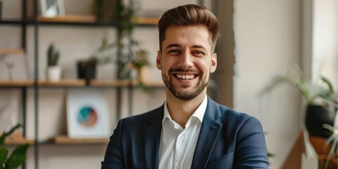A Smiling Businessman