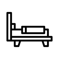 accommodation line icon