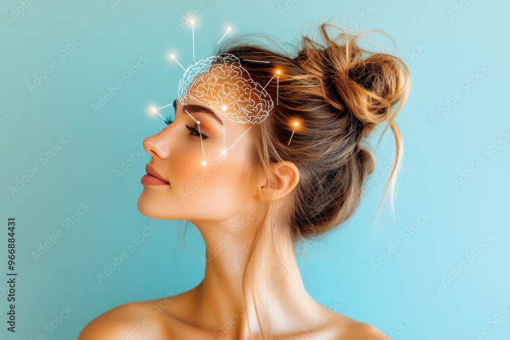 Poster hippocampal volume neuromodulation and cortical columns dynamic profile of a woman with glowing brai