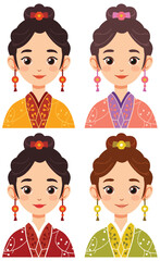 Traditional Chinese Female Avatars