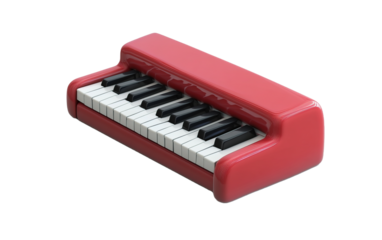 3D piano symbol icon on white background,png