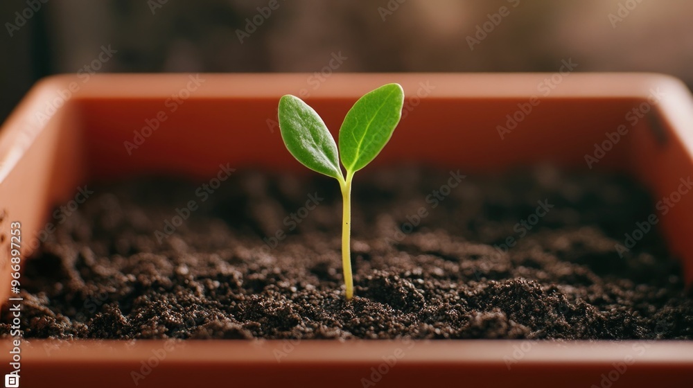 Poster time lapse sequence showcasing the germination and sprouting of a seed as it transforms into a thriv