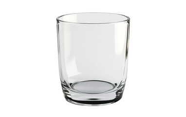 3d transparent glass on white background,png