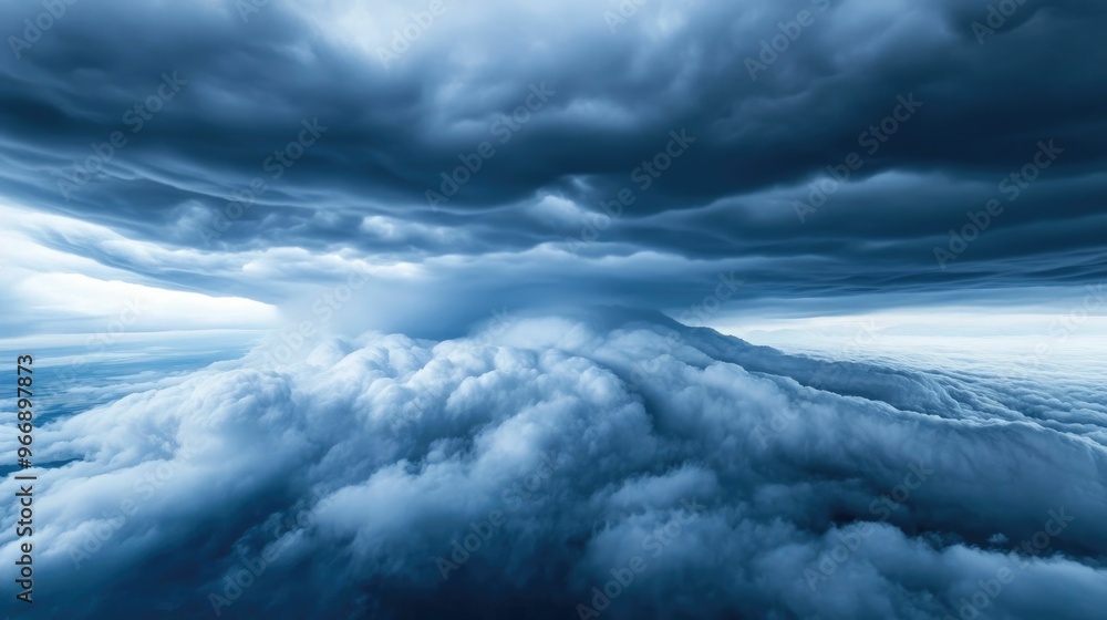 Poster dramatic time lapse footage showcasing the fluid ever changing formations of clouds as they evolve i