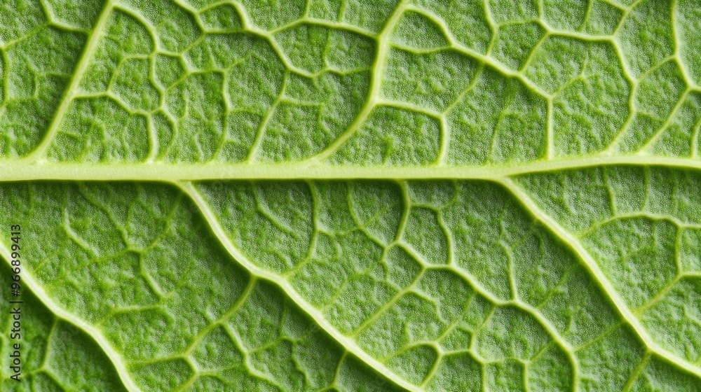Poster close up view of a leaf s surface showcasing the intricate stomata structures that facilitate plant 