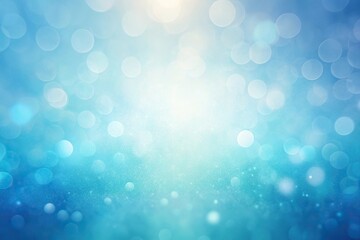 Obraz premium Soft dreamy blue gradient background with noise grain effect texture