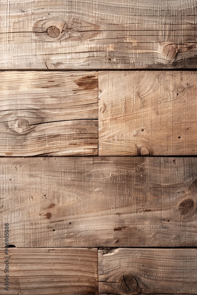 Poster a weathered wooden wall with visible grain and knots, creating a rustic and cozy atmosphere with amp