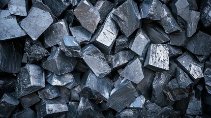 Zinc is commonly used in industry, where it is cut and shaped into various forms for different applications.