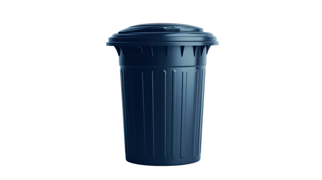 trash can on a transparent background