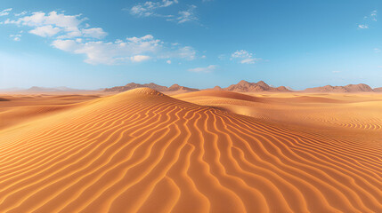 Golden Serenity: Whispering Sands of the Desert