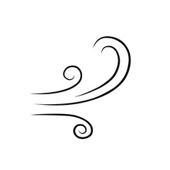 Obraz premium Wind Blow Icon 