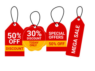 sale tag label vector. label discount for promotion