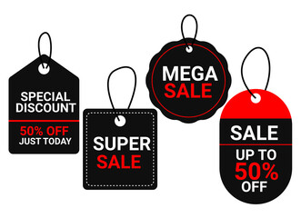 sale tag label vector. label discount for promotion