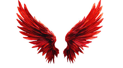 Obraz premium Angel wings on a transparent background