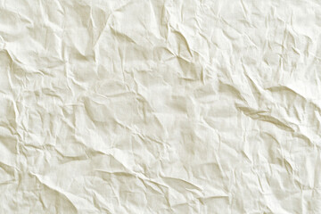 Obraz premium Smoothed crumpled and worn white paper Empty blank paper texture Seamless texture