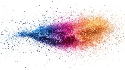 Obraz premium Abstract Glitter Texture Rainbow Colors Sparkling Background