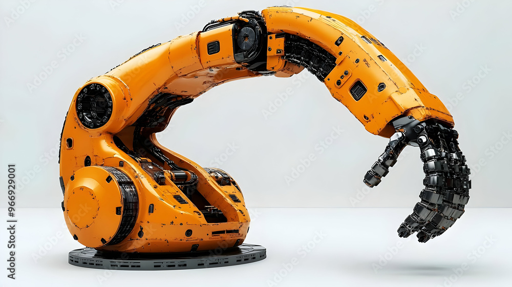 Aufkleber a robotic arm designed for industrial automation and precision tasks.