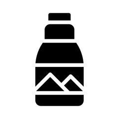 water bottle glyph icon