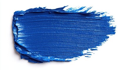 Fototapeta premium Abstract Blue Paint Stroke Texture Background