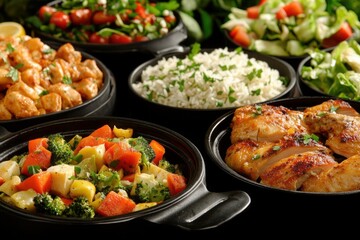 Traditional Thanksgiving Feast: Roasted Turkey, Sides, and Classic Holiday Dishes