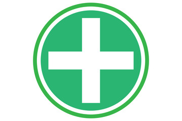 Obraz premium Green health icon