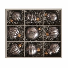 Christmas decorations, New Year's decor, isolated on white background, 3D illustration, cg render
