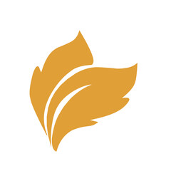 abstract leaf icons natural illustration