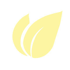 abstract leaf icons natural illustration