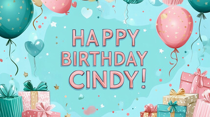 Happy Birthday Cindy!
