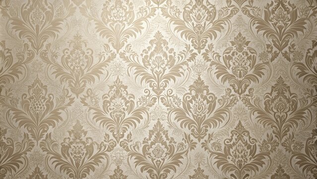 Fototapeta subtle taupe wallpaper in sophisticated hotel room