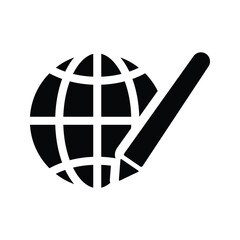 Article, pen, world icon.