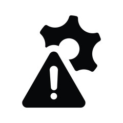 Governance, risk, warning icon.