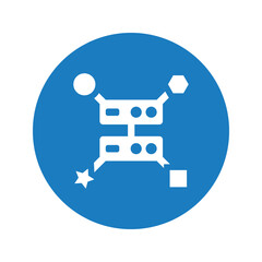 Variability, variety, big data icon.