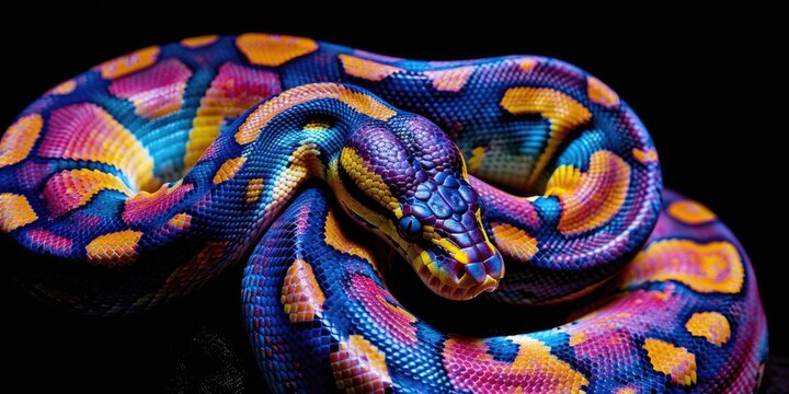 The ball python, scientifically identified as Python regius, is often called the royal python.