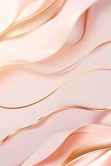 Abstract pink with shiny gold background
