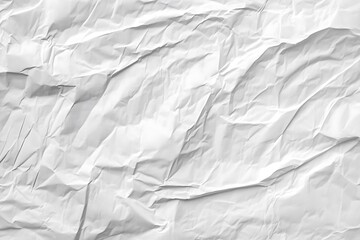 Obraz premium Gray color on white crumpled and creased paper poster texture