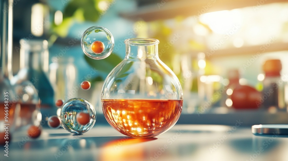 Poster Laboratory Experiment with Floating Spheres.