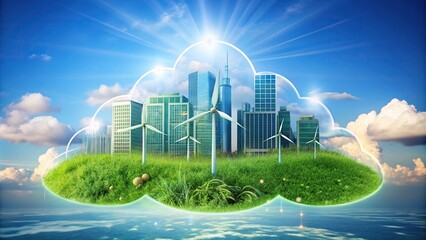 Sustainable cloud computing promoting eco friendly practices with green energy solutions