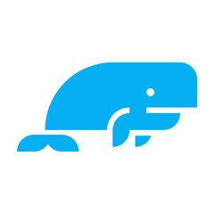Sperm Whale logo. Icon design. Template elements