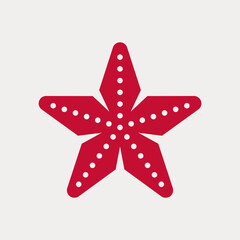 Starfish logo. Icon design. Template elements