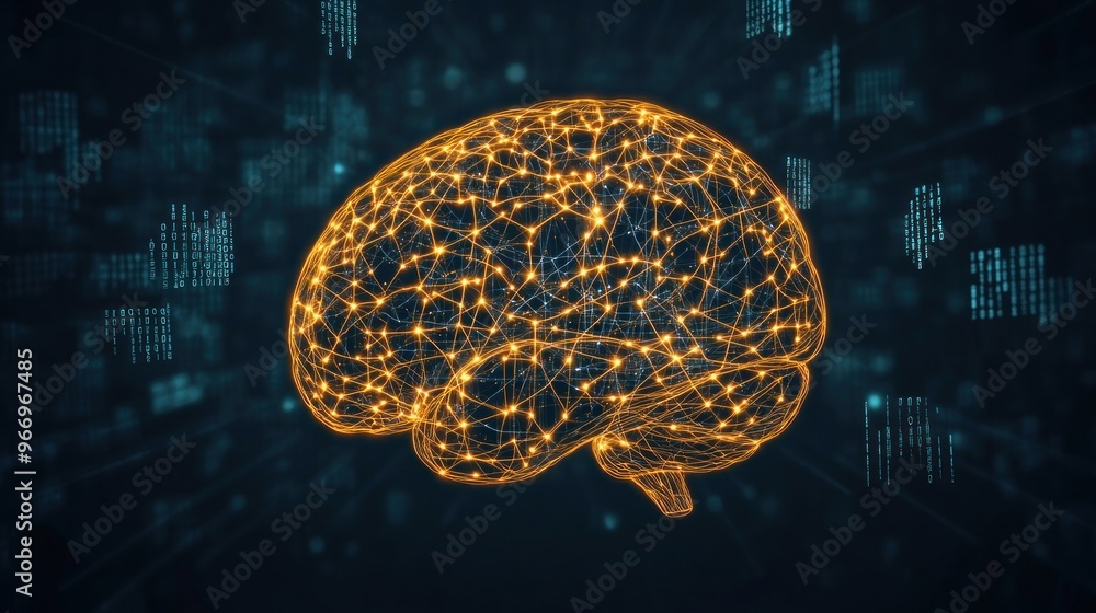 Poster digital brain network.