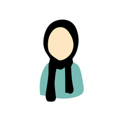 Women Wearing Hijab illustration