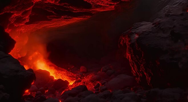 lava rock that emits terrible-looking smoke
