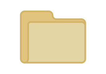 Icono amarillo de carpeta de sistema operativo 