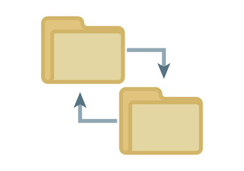 Transferencia entre carpetas en sistema operativo © Gabrieuskal