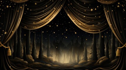 Black Friday Backdrop with black background November 22 Generative AI