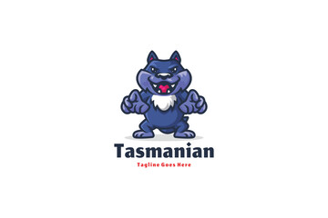 Tasmanian illustration vector Design template