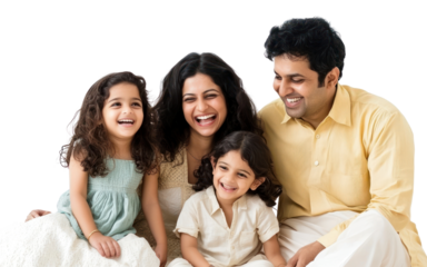 Family child happy girl.