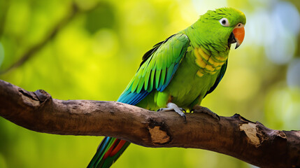 Fototapeta premium red and yellow macaw