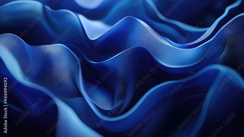 Poster blue abstract background 3d rendering